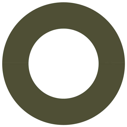 suitable for Flat Tree Rings 5 pcs Olive green Ø40 / 70 cm Steel