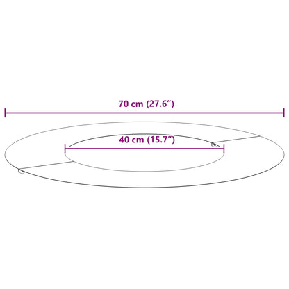suitable for Flat Tree Rings 5 pcs Brown Ø40 / 70 cm
