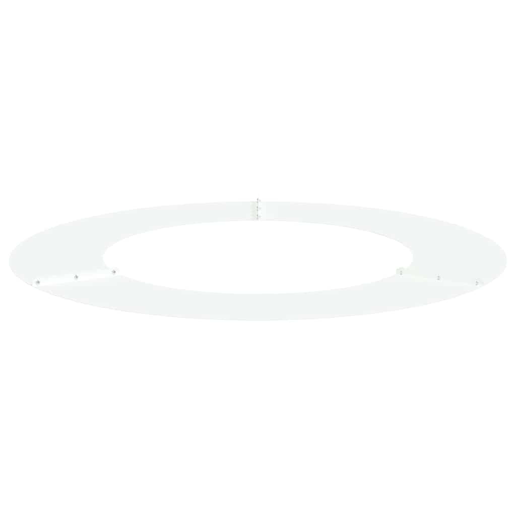 suitable for Flat Tree Ring White Ø50 / 80 cm Steel