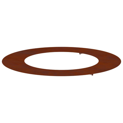 suitable for Flat Tree Ring Brown Ø50 / 80 cm Weathering Steel