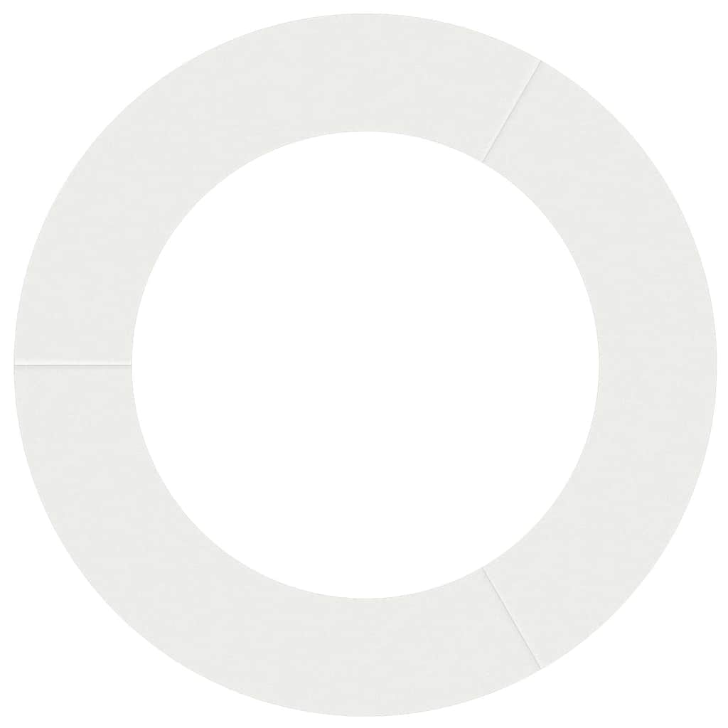 suitable for Flat Tree Rings 5 pcs White Ø60 / 90 cm Steel