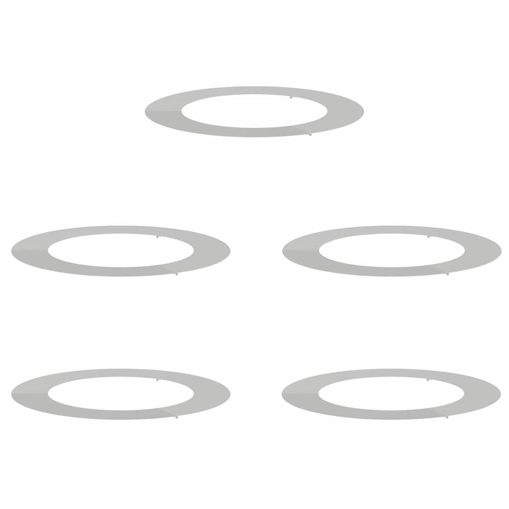 suitable for Flat Tree Rings 5 pcs Silver Ø60 / 90 cm