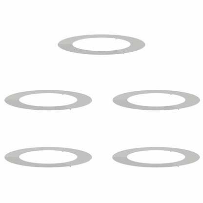 suitable for Flat Tree Rings 5 pcs Silver Ø60 / 90 cm
