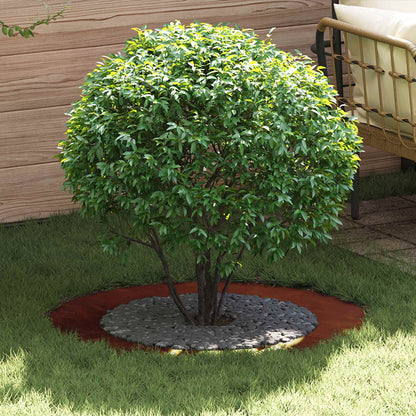 suitable for Flat Tree Rings 5 pcs Rusty Ø60/90 cm