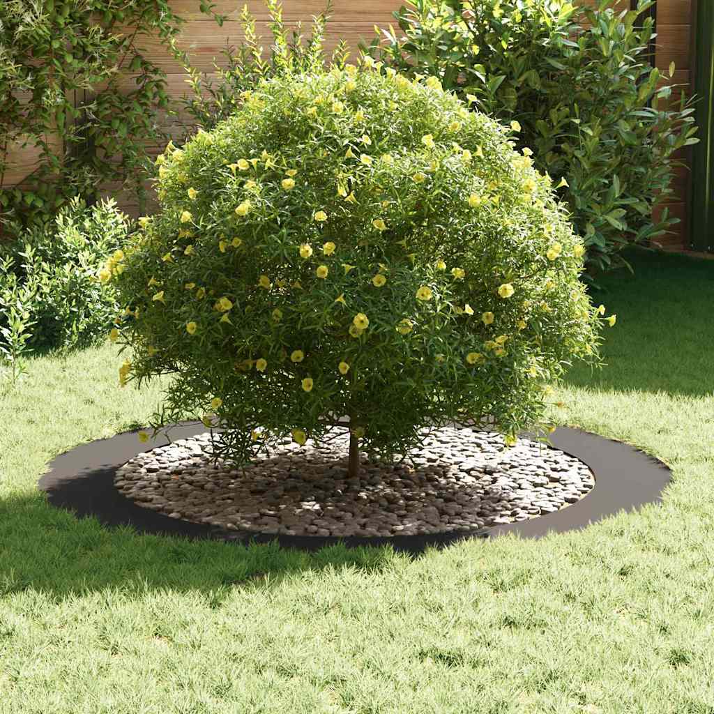 suitable for Flat Tree Rings 5 pcs Black Ø90 / 120 cm Steel