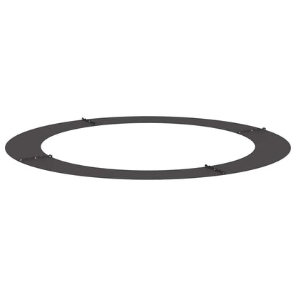 suitable for Flat Tree Rings 5 pcs Black Ø90 / 120 cm Steel