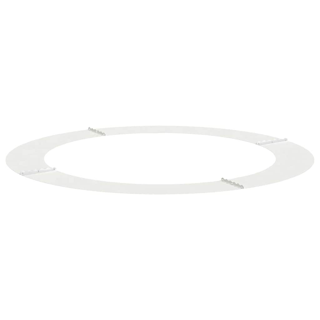 suitable for Flat Tree Rings 5 pcs White Ø90 / 120 cm Steel