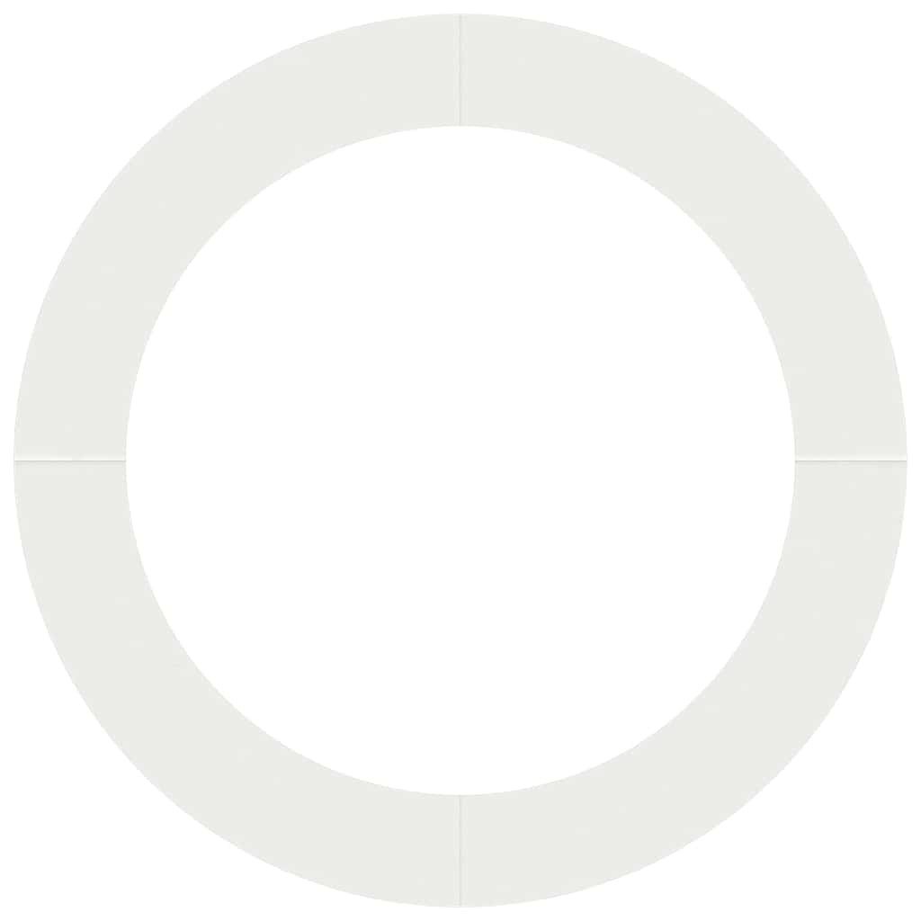 suitable for Flat Tree Rings 5 pcs White Ø90 / 120 cm Steel