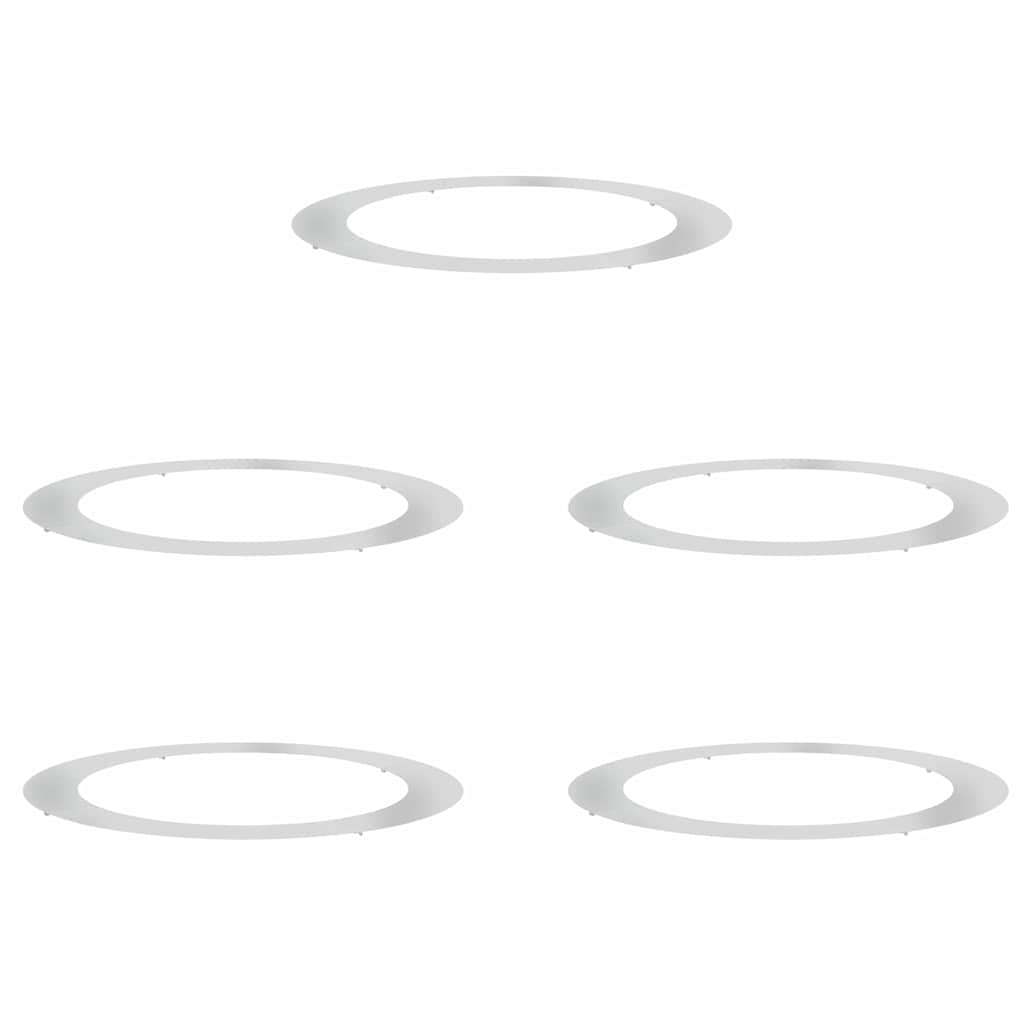 suitable for Flat Tree Rings 5 pcs Silver Ø90/120 cm