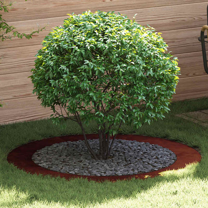 suitable for Flat Tree Rings 5 pcs Rusty Ø90/120 cm