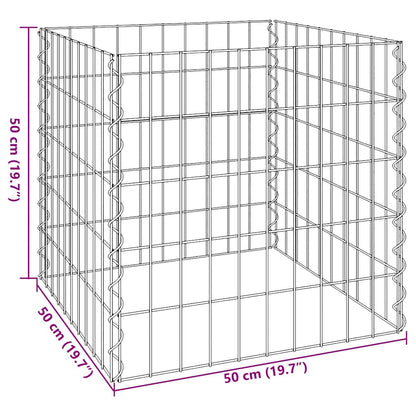 Square Composter 50 x 50 x 50 cm Iron
