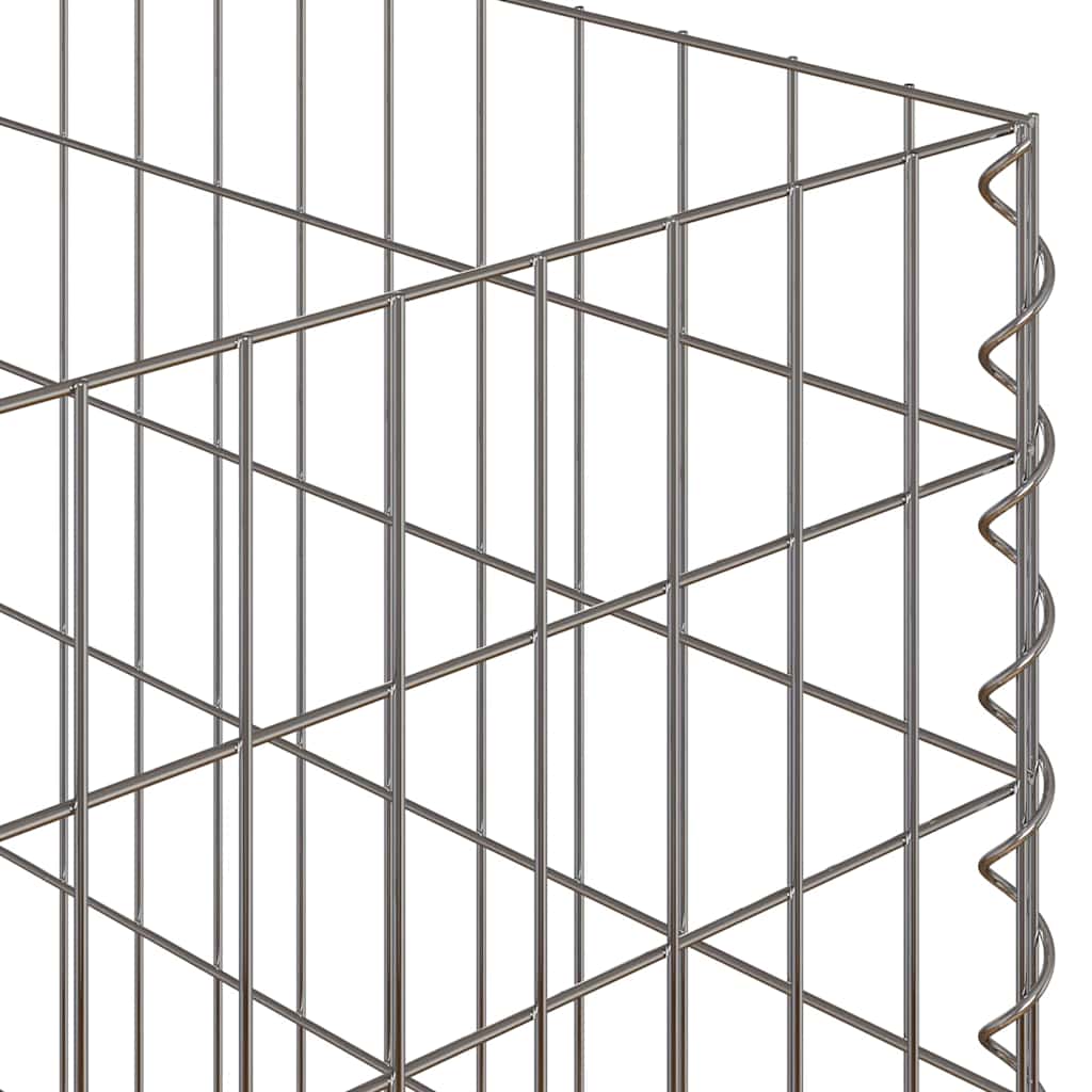 Square Composter 100 x 100 x 50 cm Iron