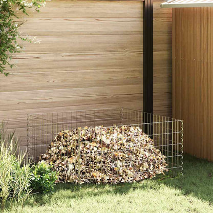 Square Composter 100 x 100 x 50 cm Iron