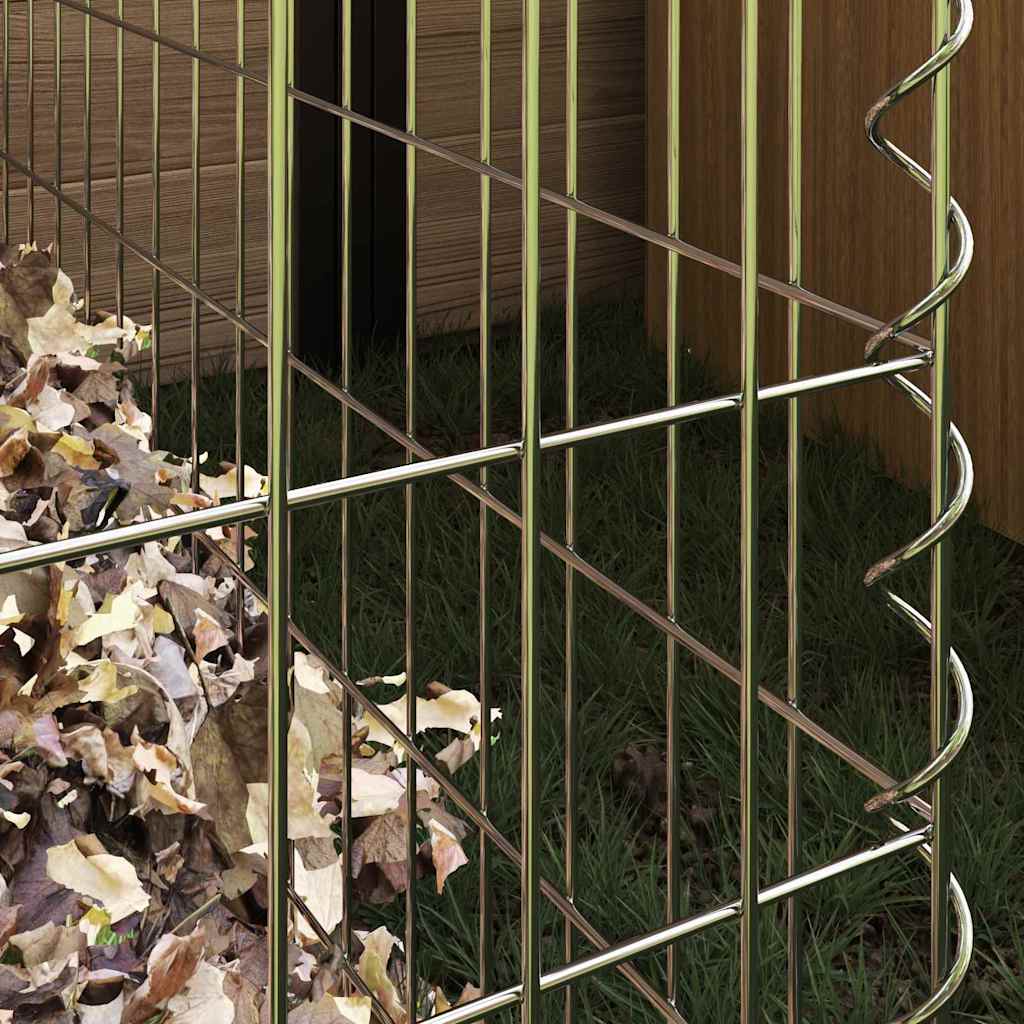 Square Composter 100 x 100 x 50 cm Iron
