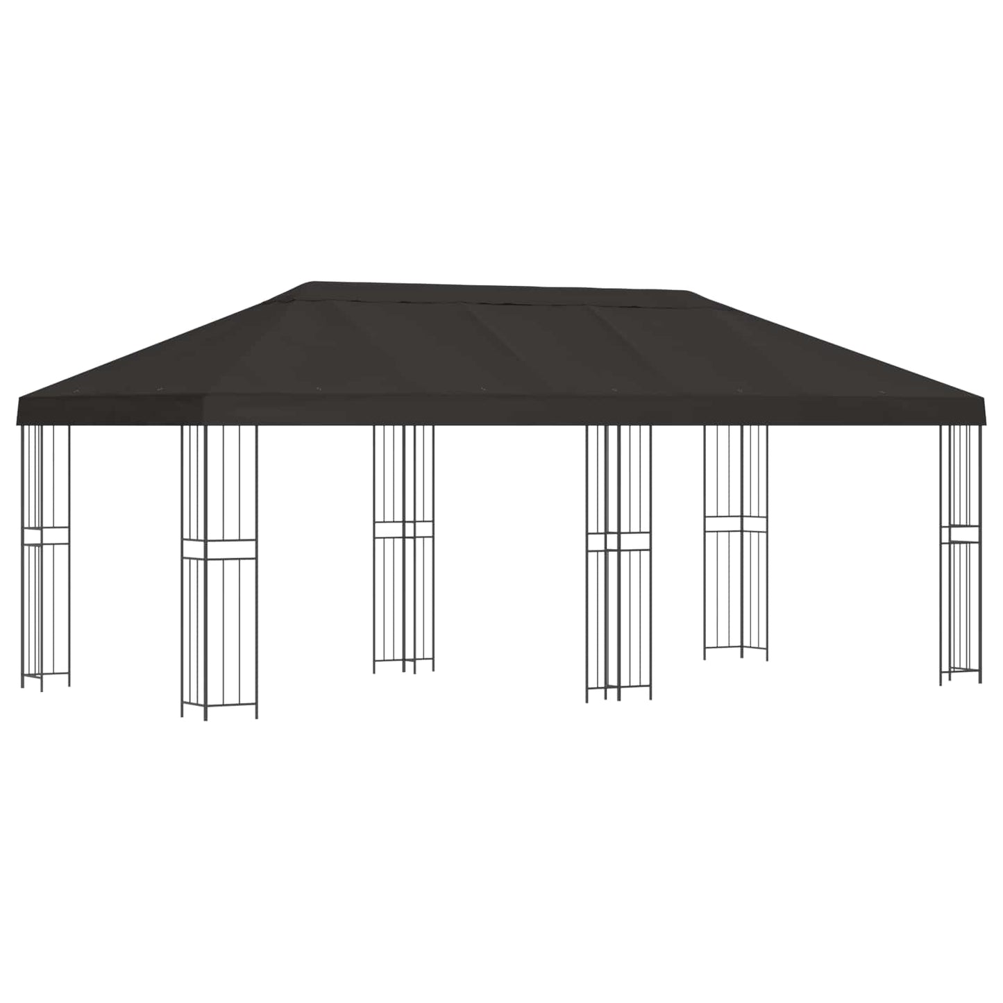 6 x 3 m Anthracite Polyester and Steel 190