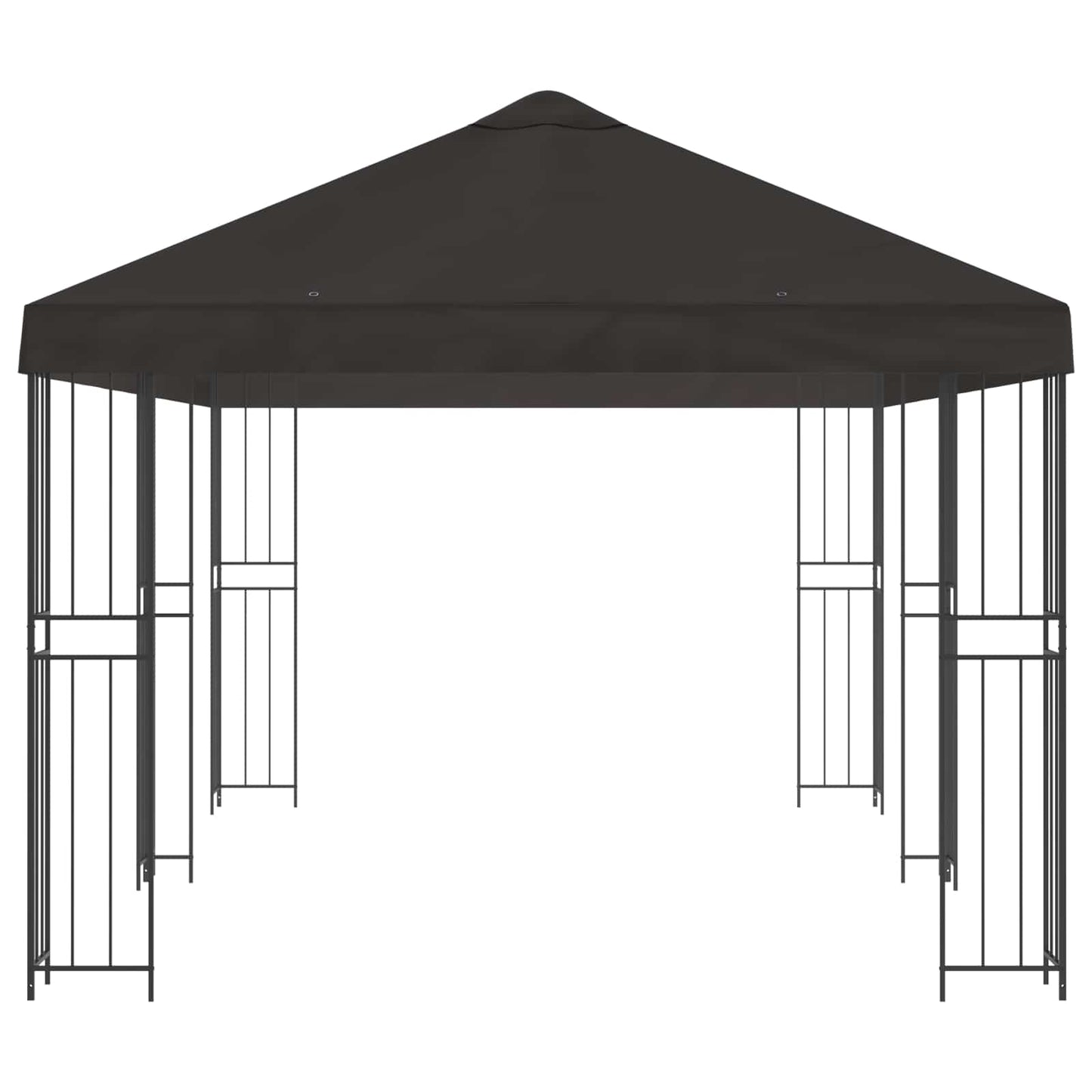 6 x 3 m Anthracite Polyester and Steel 190