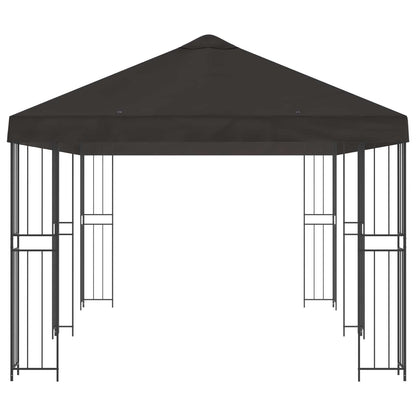 6 x 3 m Anthracite Polyester and Steel 190