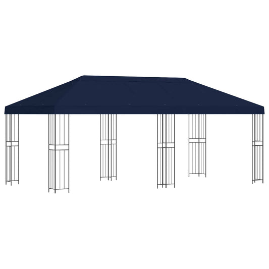 6 x 3 m Blue Polyester and Steel 190