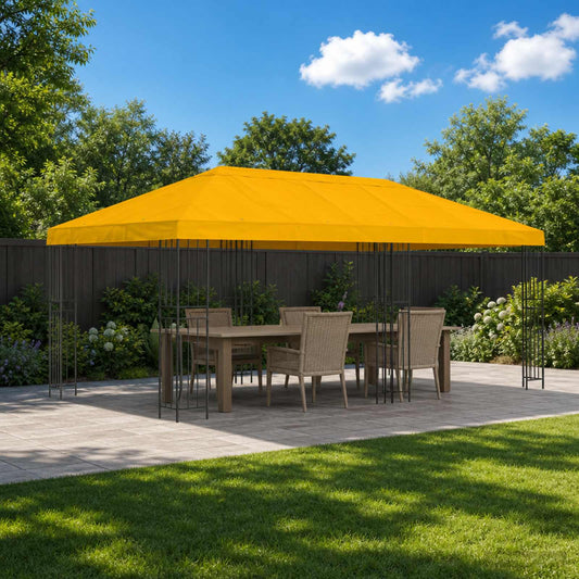 6 x 3 m Yellow Polyester and Steel 190