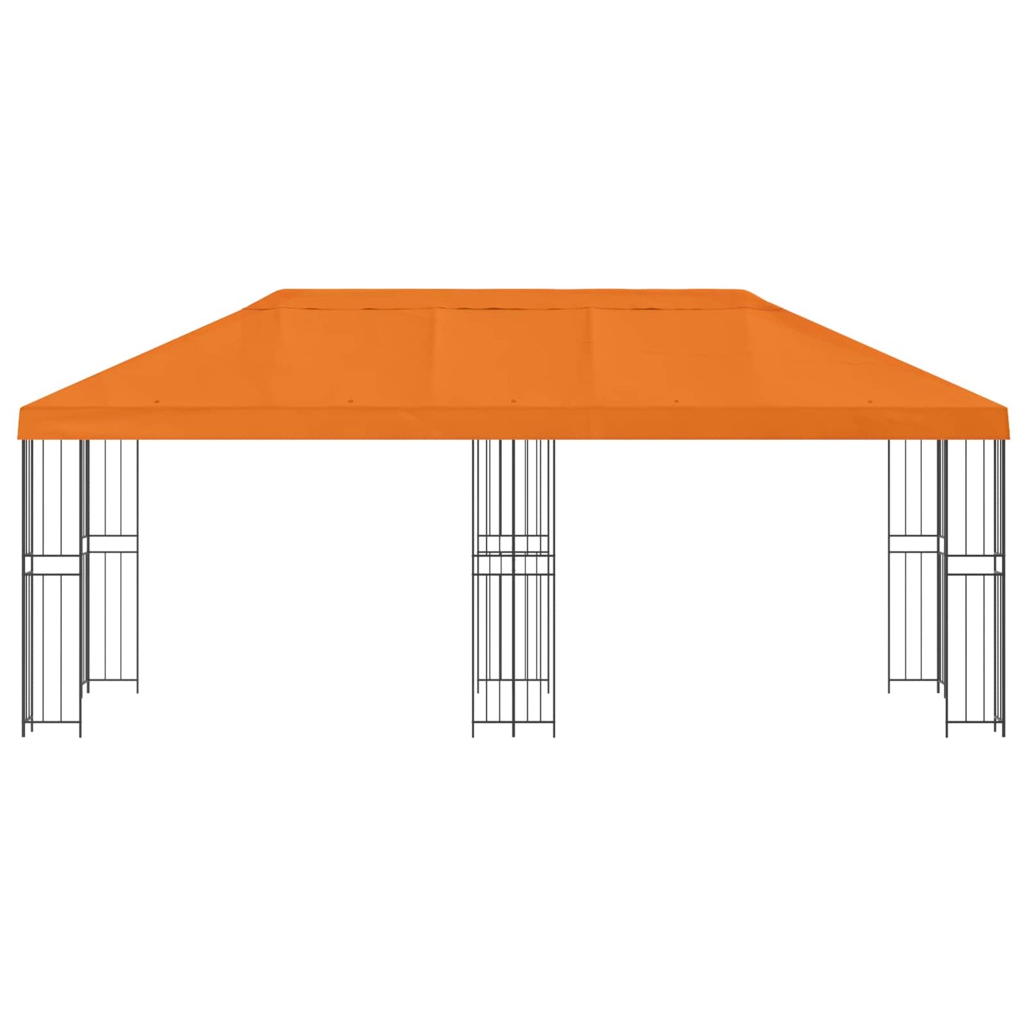 6 x 3 m Orange Polyester and Steel 190