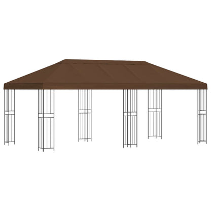 6 x 3 m Brown Polyester and Steel 190