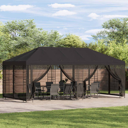 6 x 3 m Anthracite Polyester and Steel 190