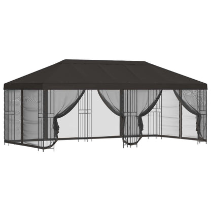 6 x 3 m Anthracite Polyester and Steel 190