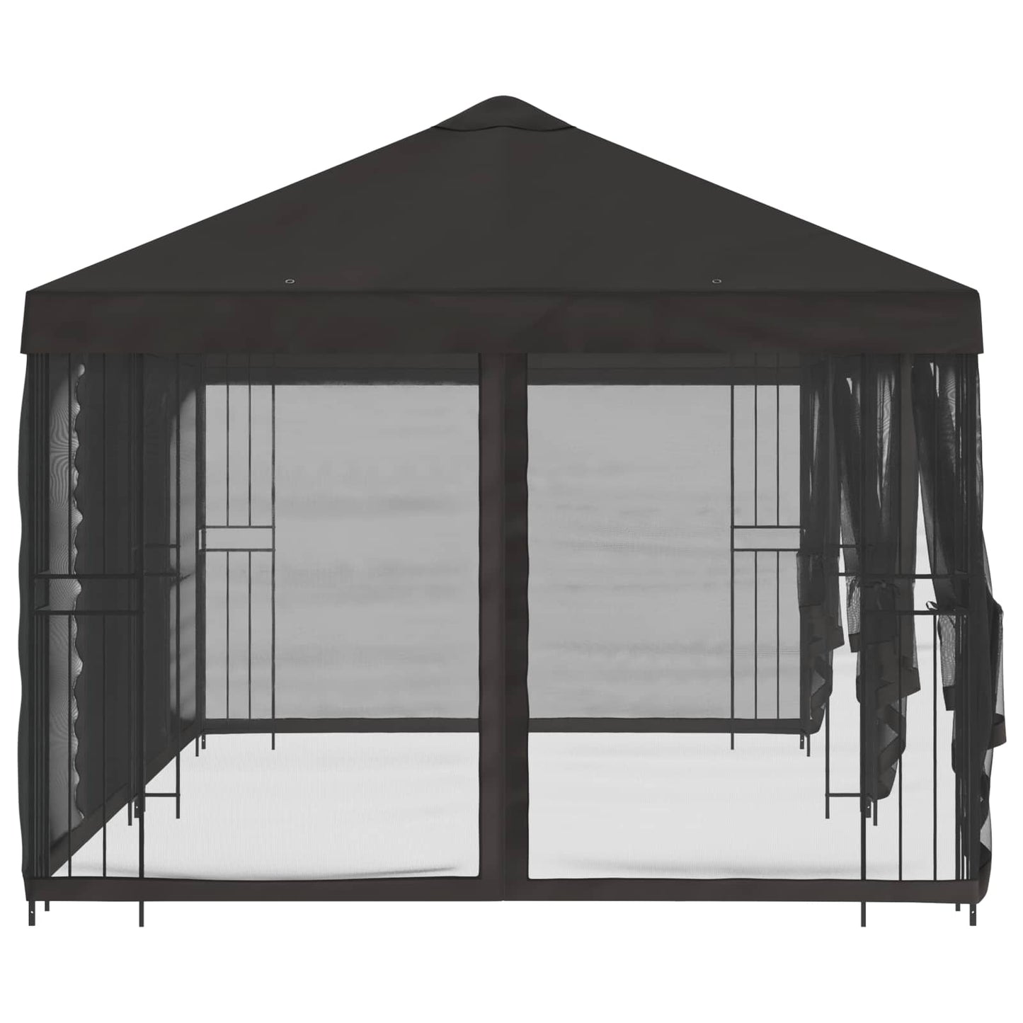 6 x 3 m Anthracite Polyester and Steel 190