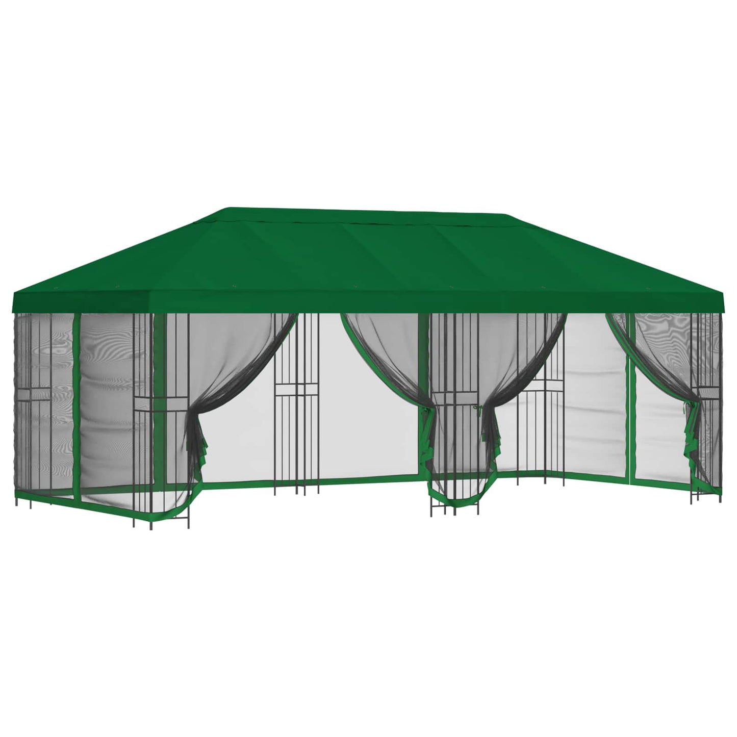 6 x 3 m Green Polyester and Steel 190