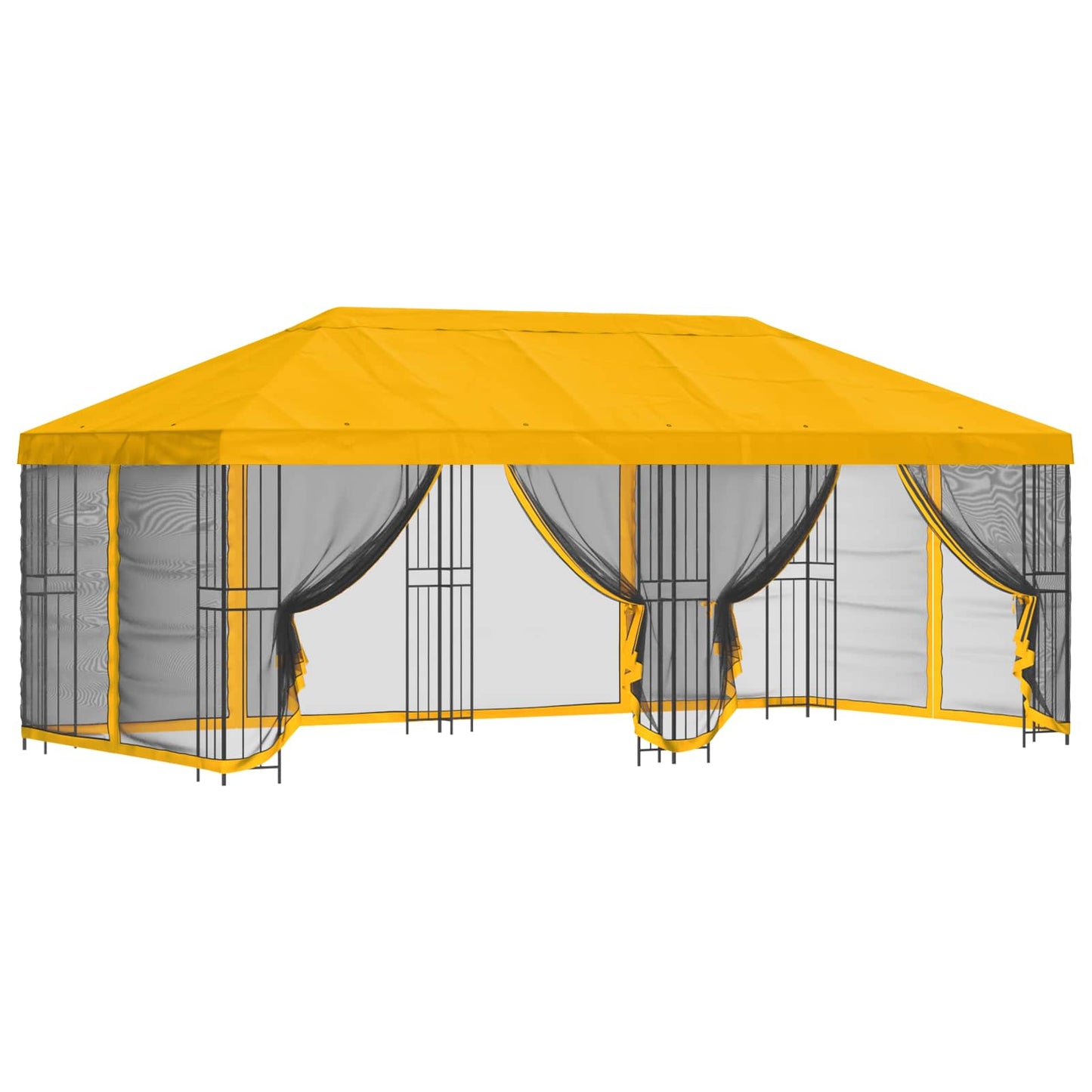 6 x 3 m Yellow Polyester and Steel 190