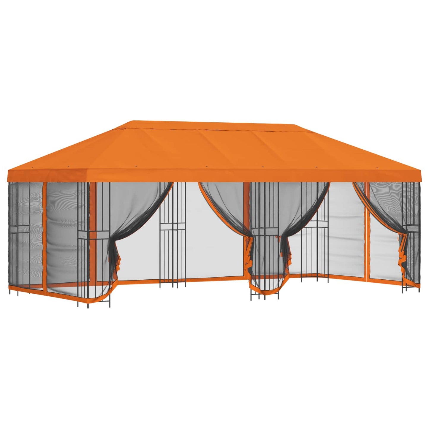 6 x 3 m Orange Polyester and Steel 190