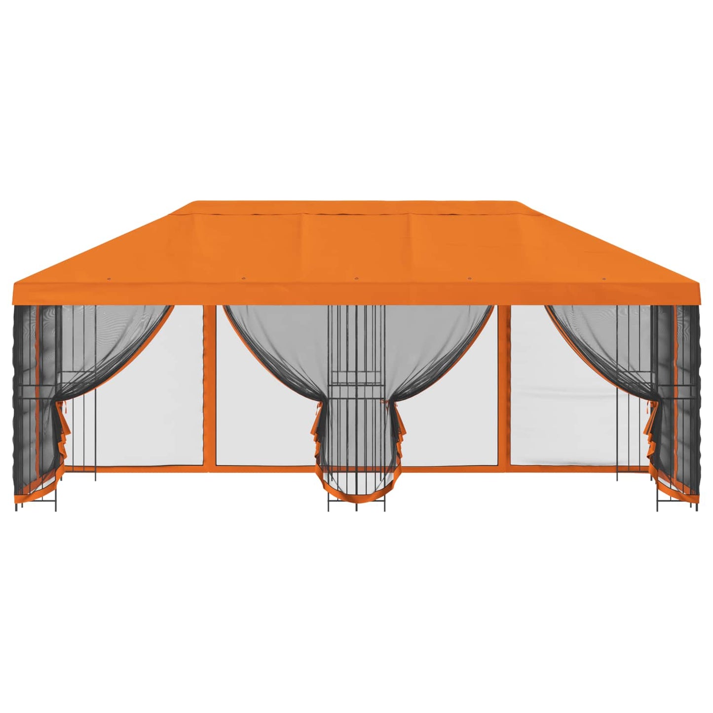 6 x 3 m Orange Polyester and Steel 190