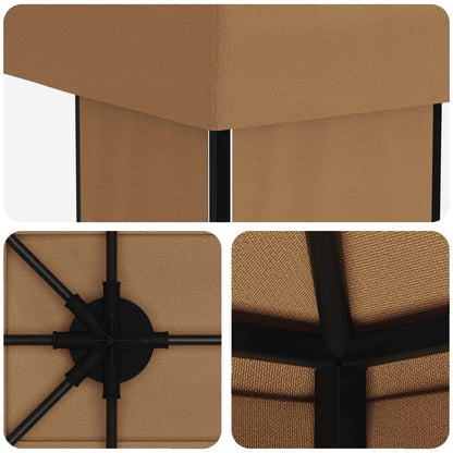 Garden Gazebo 6 x 3 m Beige Polyester and Steel 190