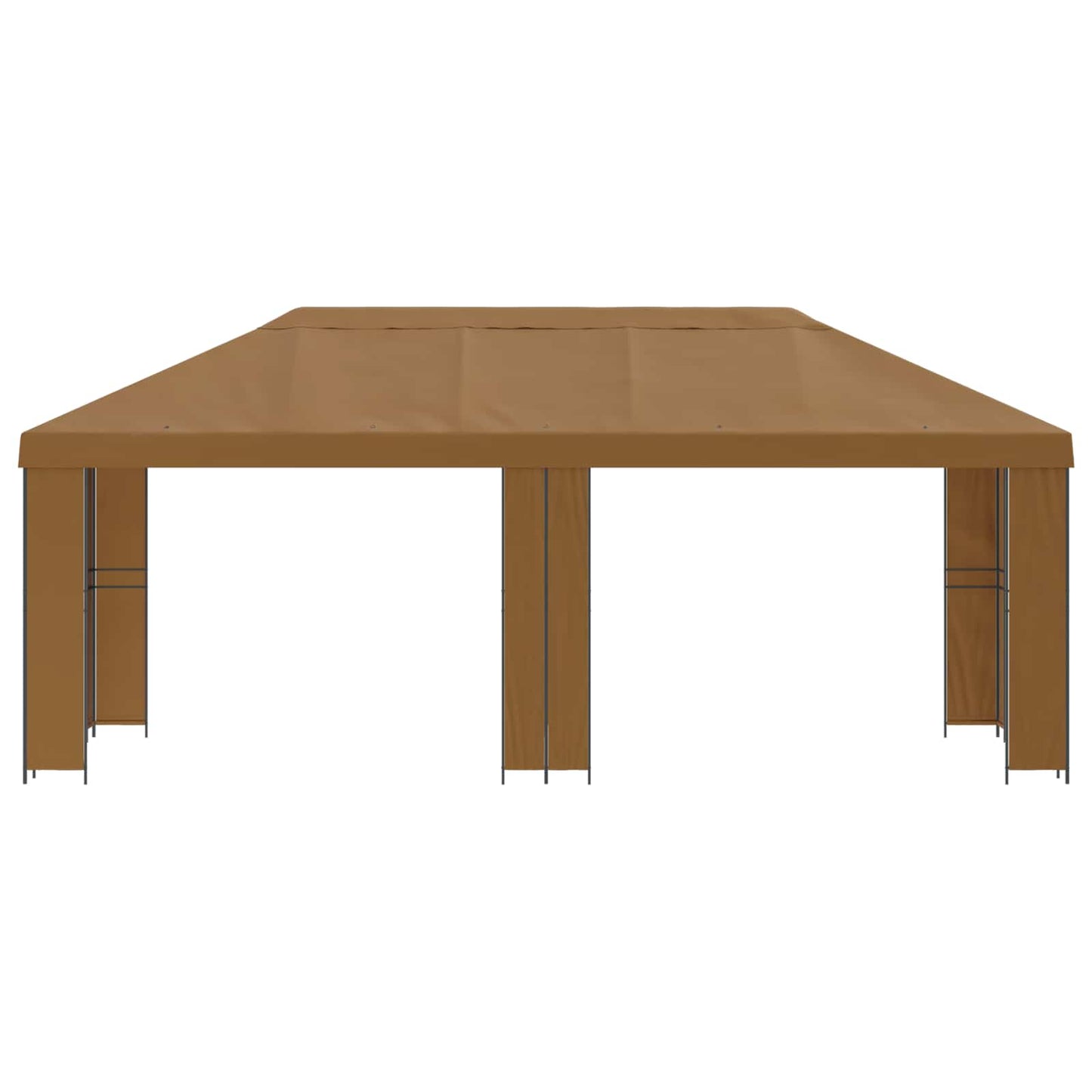 Garden Gazebo 6 x 3 m Beige Polyester and Steel 190
