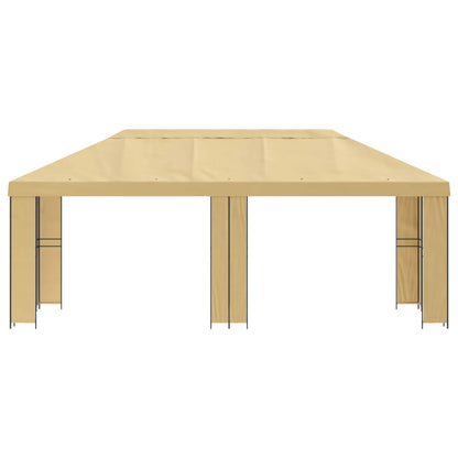 Garden Gazebo 6 x 3 m Cream Polyester and Steel 190