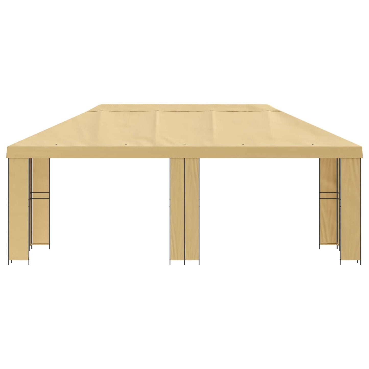 Garden Gazebo 6 x 3 m Cream Polyester and Steel 190