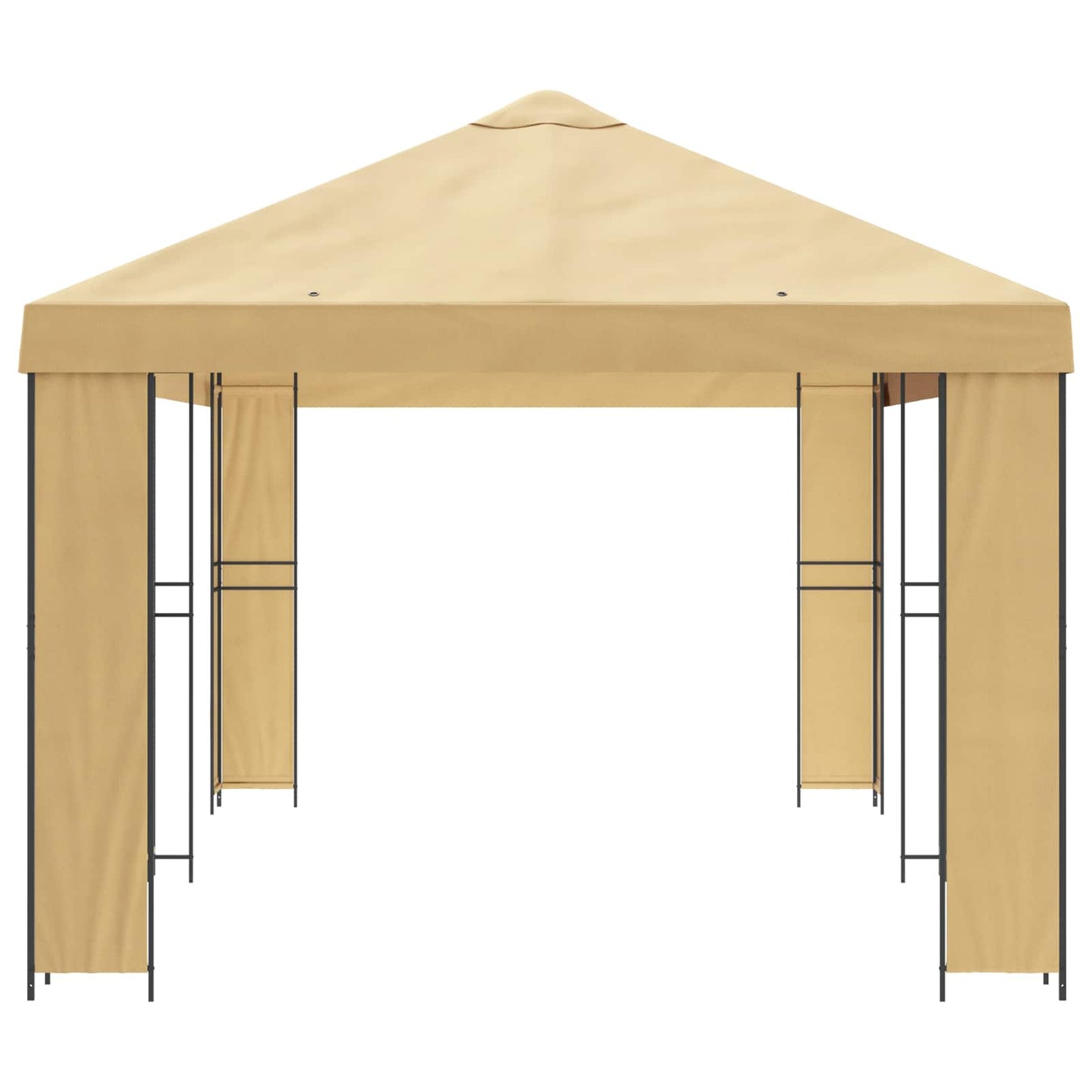 Garden Gazebo 6 x 3 m Cream Polyester and Steel 190