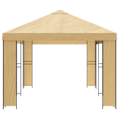 Garden Gazebo 6 x 3 m Cream Polyester and Steel 190