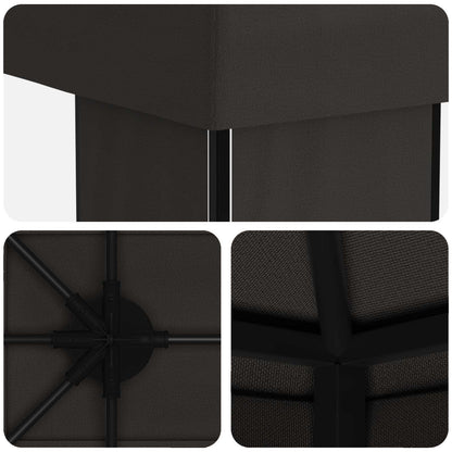 Garden Gazebo 6 x 3 m Anthracite Polyester and Steel 190