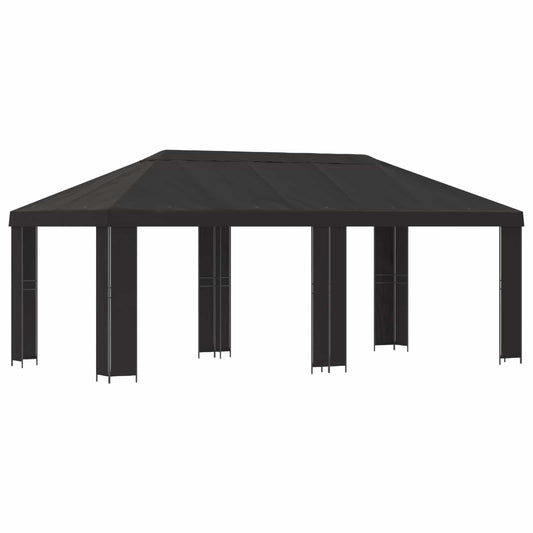 Garden Gazebo 6 x 3 m Anthracite Polyester and Steel 190