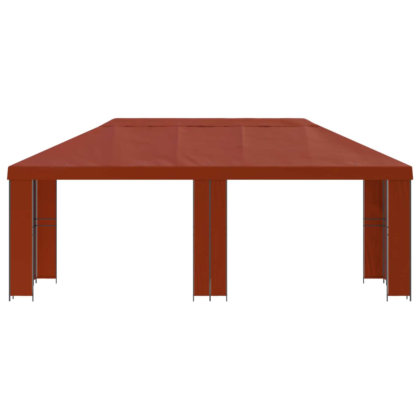 Garden Gazebo 6 x 3 m Terracotta Polyester and Steel 190