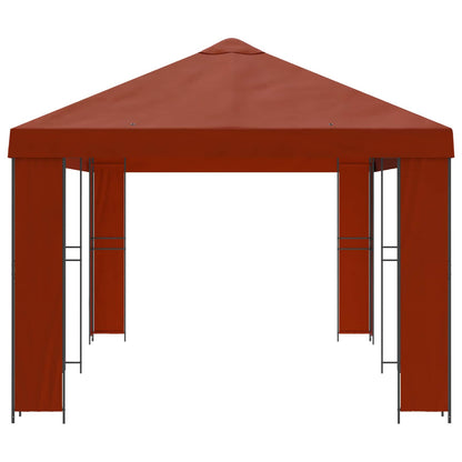 Garden Gazebo 6 x 3 m Terracotta Polyester and Steel 190