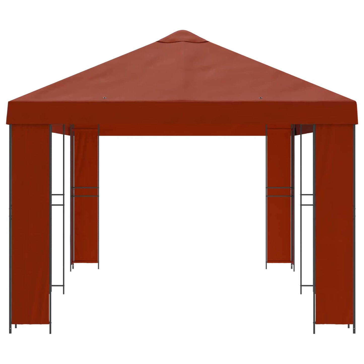 Garden Gazebo 6 x 3 m Terracotta Polyester and Steel 190