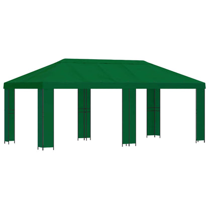 Garden Gazebo 6 x 3 m Green Polyester and Steel 190