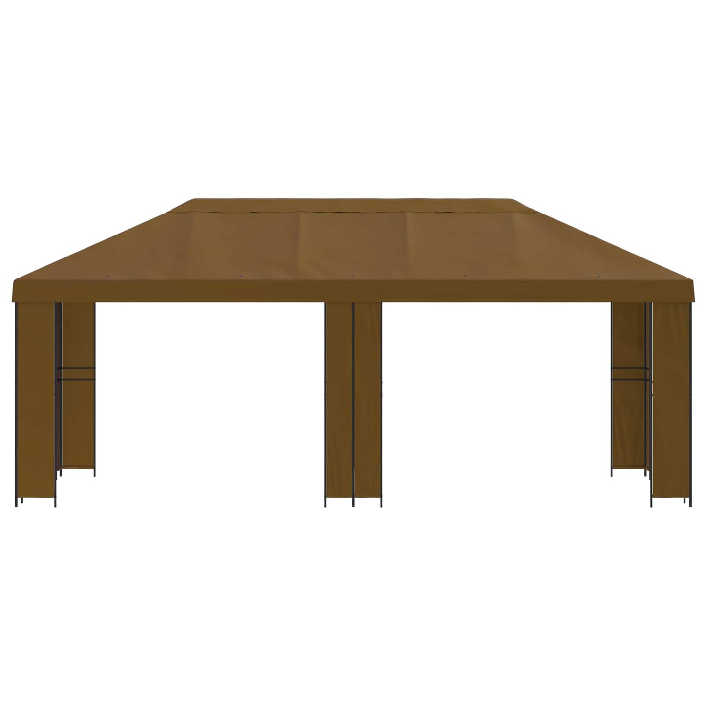 Garden Gazebo 6 x 3 m Taupe Polyester and Steel 190
