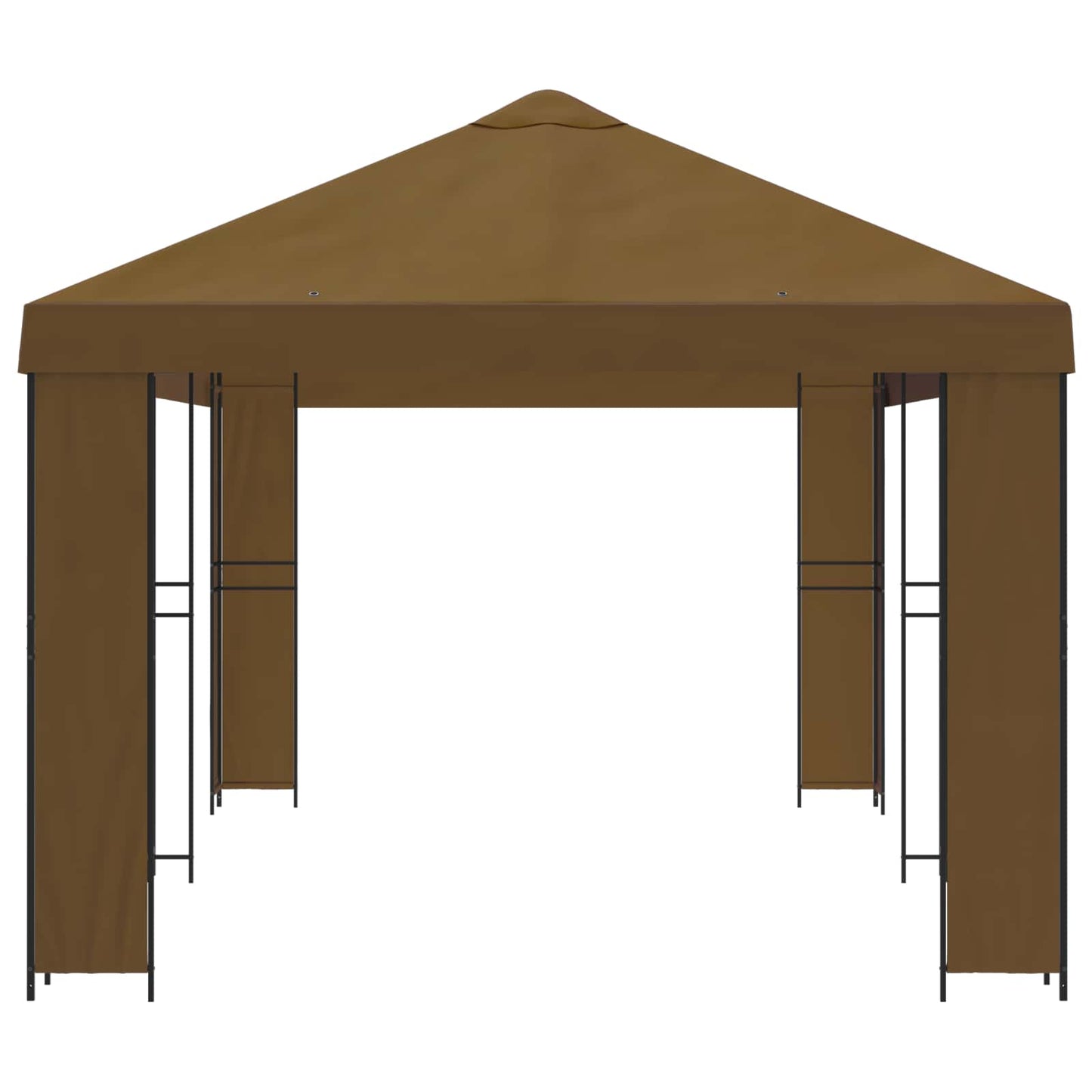 Garden Gazebo 6 x 3 m Taupe Polyester and Steel 190