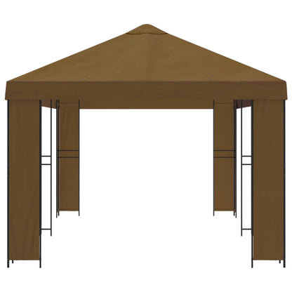 Garden Gazebo 6 x 3 m Taupe Polyester and Steel 190
