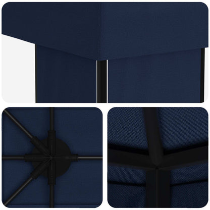 Garden Gazebo 6 x 3 m Blue Polyester and Steel 190
