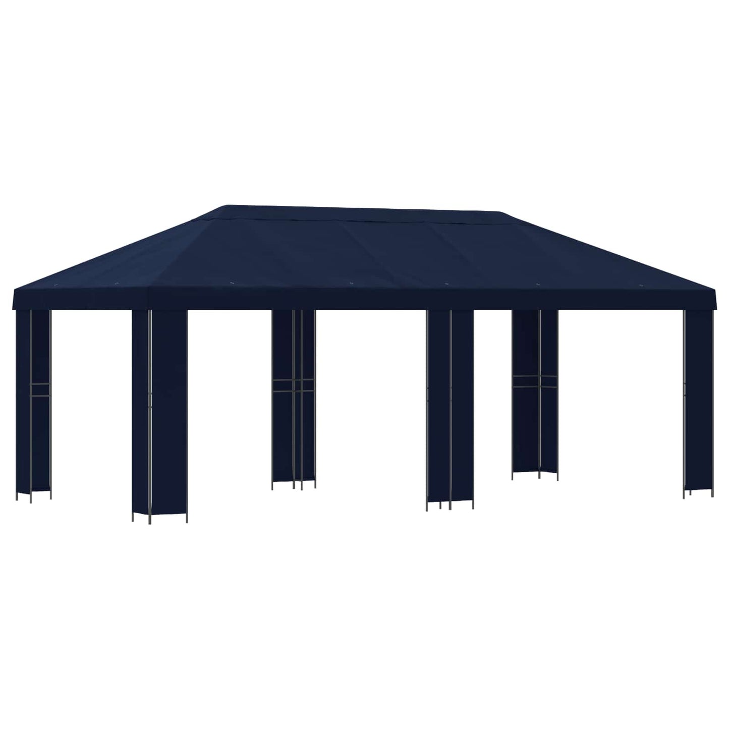 Garden Gazebo 6 x 3 m Blue Polyester and Steel 190