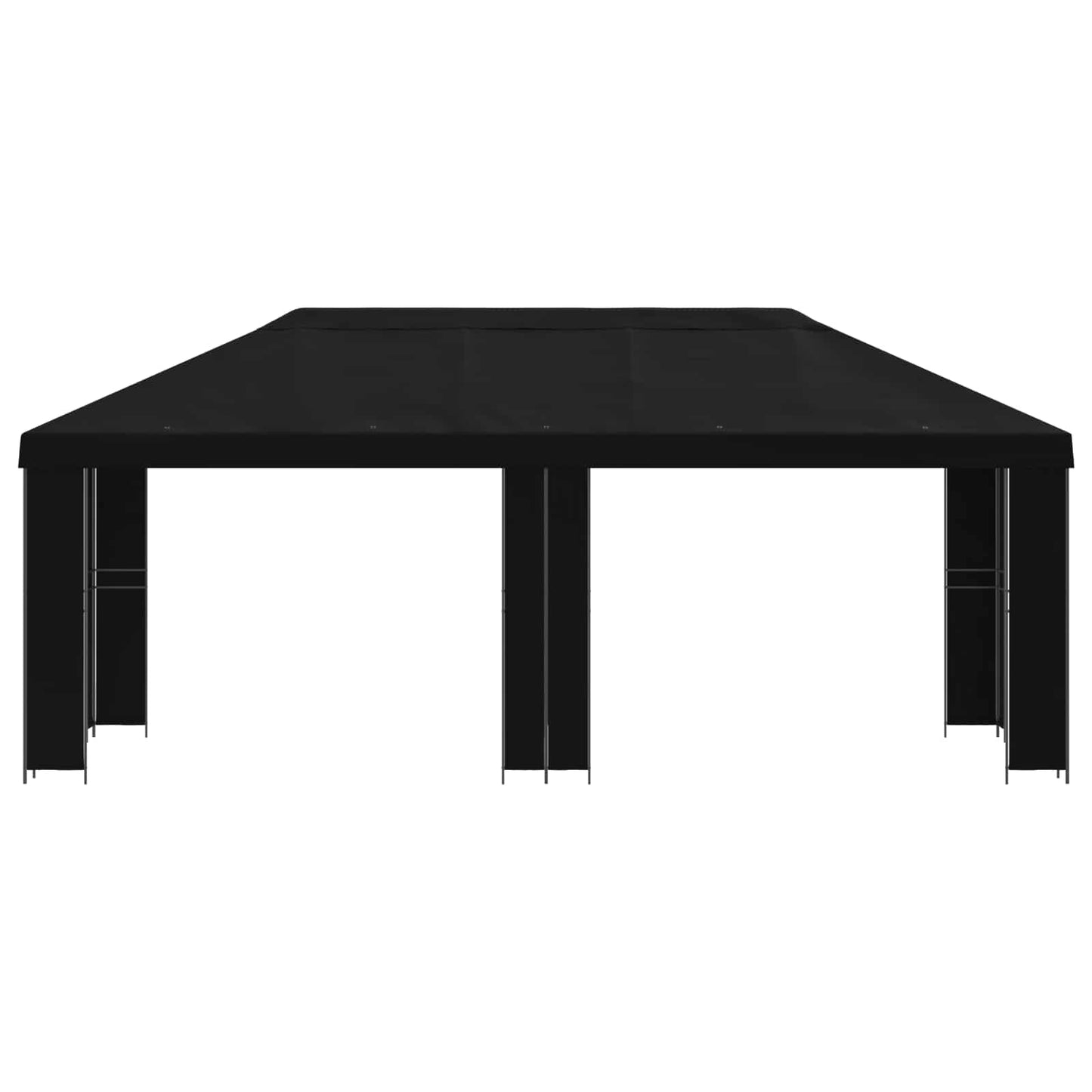 Garden Gazebo 6 x 3 m Black Polyester and Steel 190